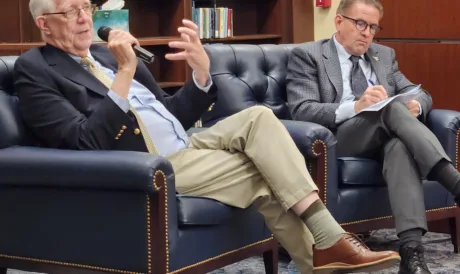 Benson discusses history, partnership with descendant of founding family